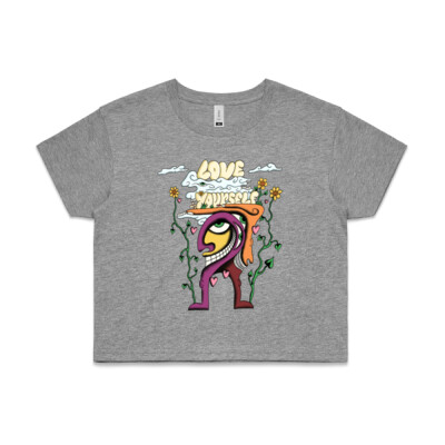 Love Yourself Women's Crop Tee Thumbnail